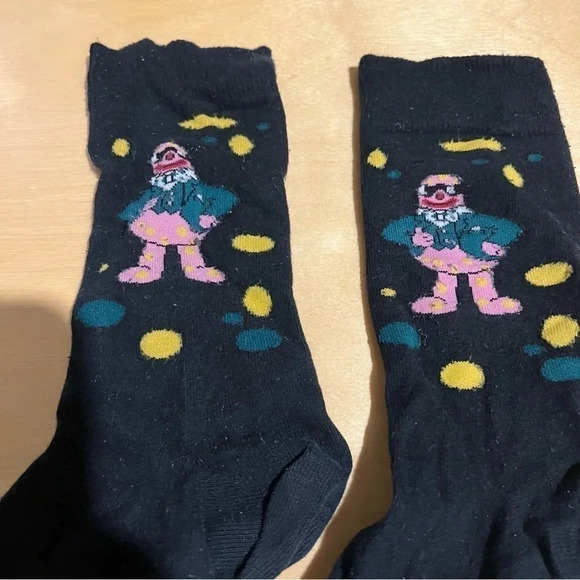 Mr. Blobby 1992 Black Socks Mens One Size - Picture 2 of 5